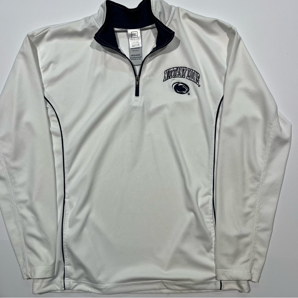 Pro Edge Navy and White Quarter-Zip Pullover penn state nittany lions